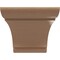 Ekena Millwork 4"W x 8"D x 4"H Wide Olympic Rough Cedar Woodgrain TimberThane Corbel, Primed Tan CORUR04X08X04OLYRCPR - alternate 4